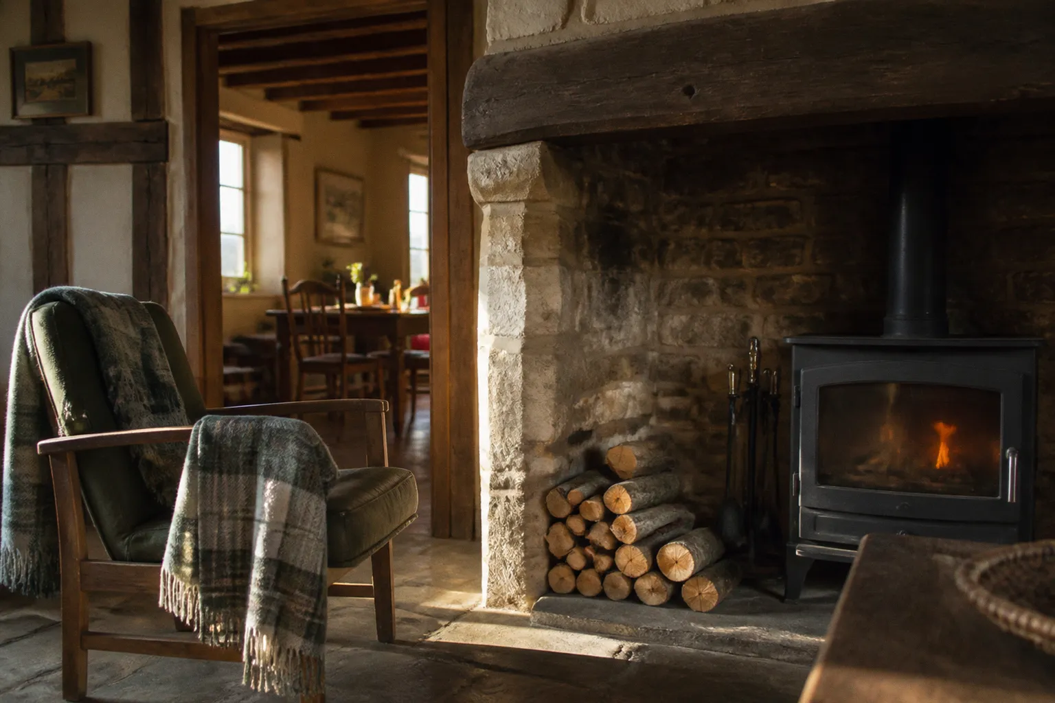 Gîte historique normand : le test du confort en hiver